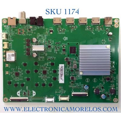 MAIN PARA TV VIZIO NUMERO DE PARTE XLCB02K018 / 715GB722-M0C-B00-004B / (X)XLCB02K018010X / KQ3KAV / KSA550007 / PANEL TPT550WR-QVN10.U REV:SB0X / MODELO M55Q7-J01 LTYWG9KX / M55Q7-J01